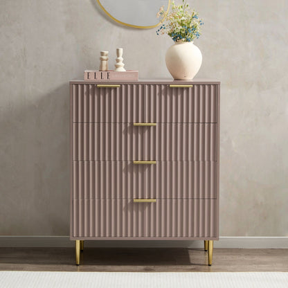 Evie 5 Drawer Chest - Dusty Mauve - DUSK