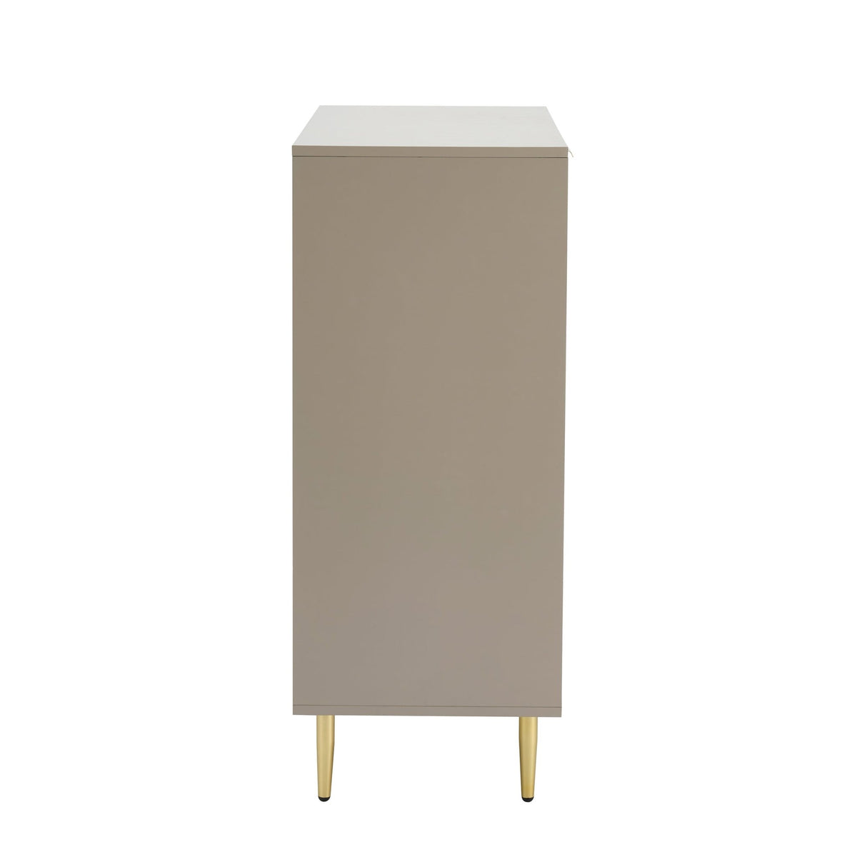 Evie 5 Drawer Chest - Taupe - DUSK