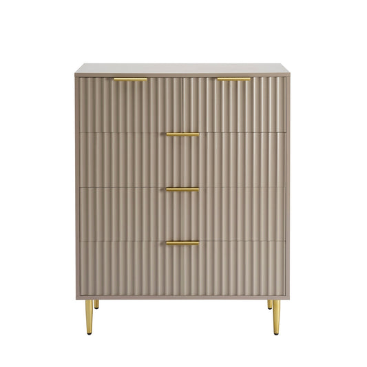 Evie 5 Drawer Chest - Taupe - DUSK