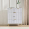 Evie 5 Drawer Chest - Warm White - DUSK