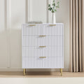 Evie 5 Drawer Chest - Warm White - DUSK