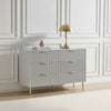 Evie 6 Drawer Chest - Grey - DUSK