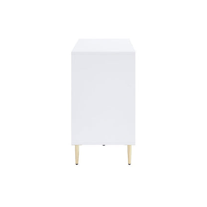Evie 6 Drawer Chest - Warm White - DUSK