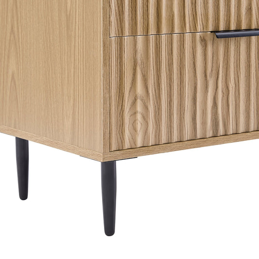 Evie 6 Drawer Chest - Wood Effect - DUSK