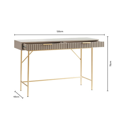 Evie Desk - Grey - DUSK