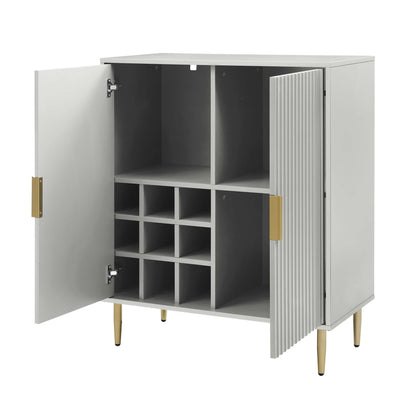 Evie Drinks Cabinet - Grey - DUSK