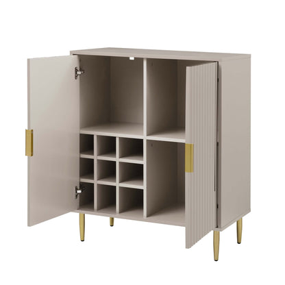 Evie Drinks Cabinet - Taupe - DUSK