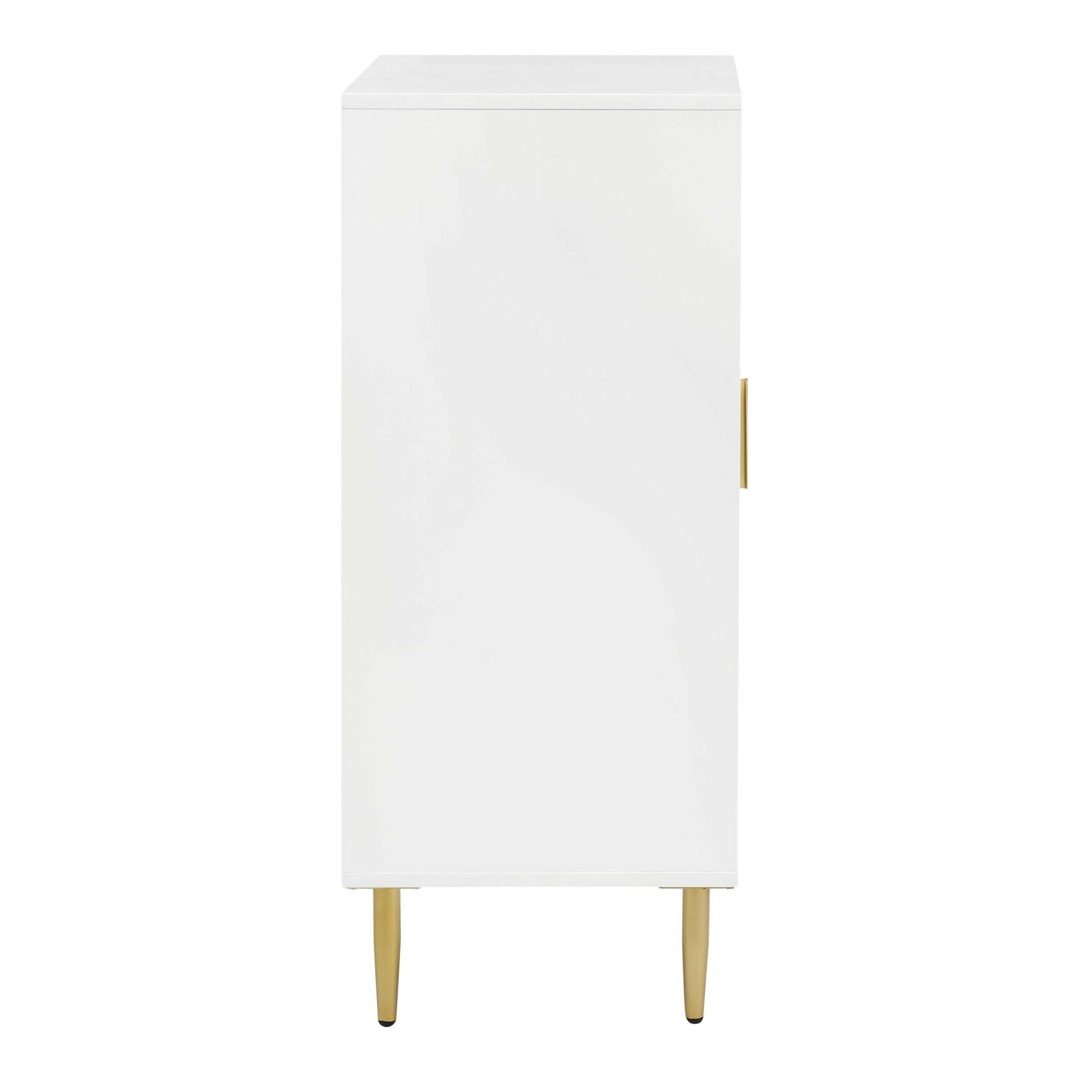 Evie Drinks Cabinet - Warm White - DUSK