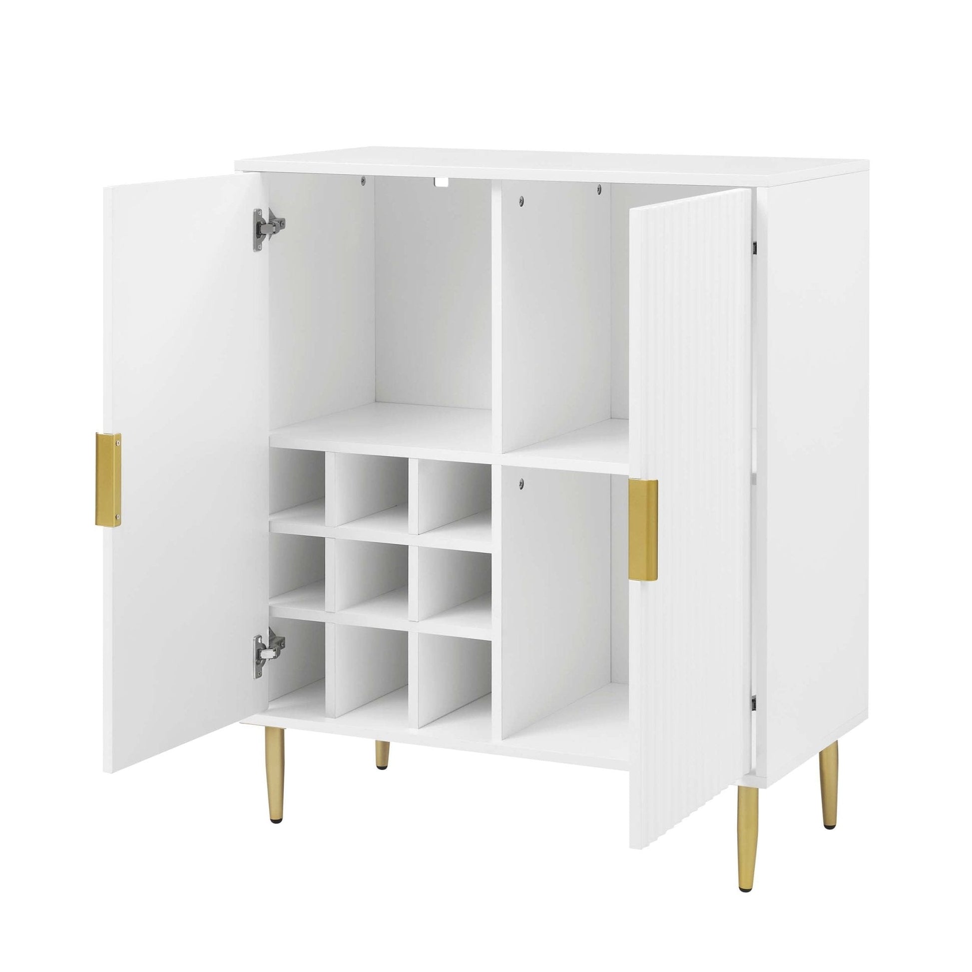 Evie Drinks Cabinet - Warm White - DUSK