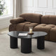Evie Irregular Coffee Table - Black - DUSK
