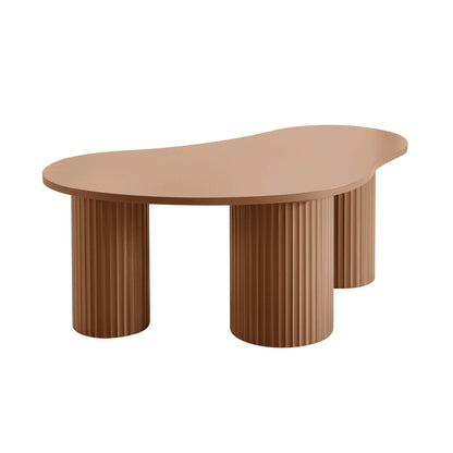Evie Irregular Coffee Table - Caramel - DUSK