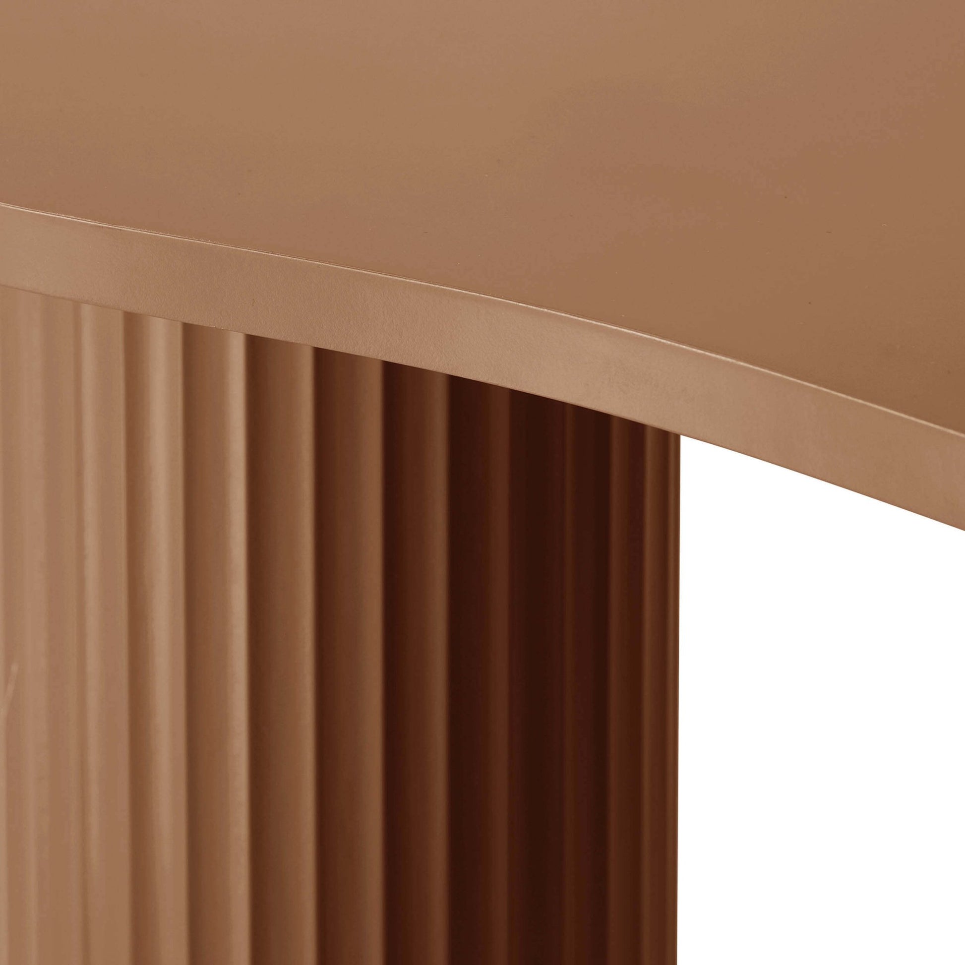 Evie Irregular Coffee Table - Caramel - DUSK