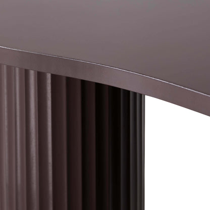 Evie Irregular Coffee Table - Chocolate - DUSK