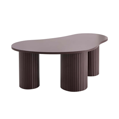 Evie Irregular Coffee Table - Chocolate - DUSK
