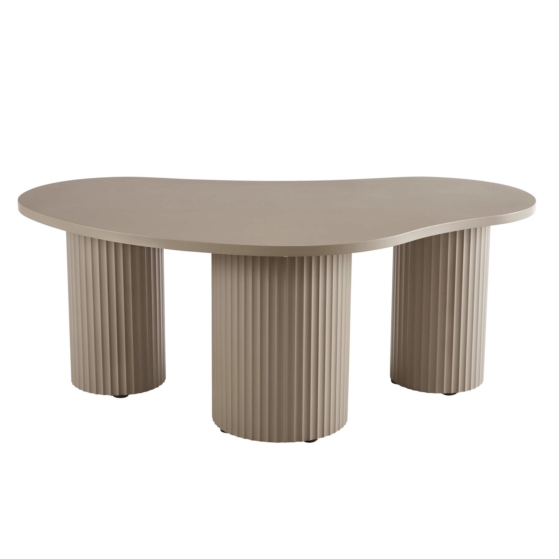 Evie Irregular Coffee Table - Taupe - DUSK
