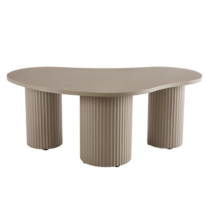 Evie Irregular Coffee Table - Taupe - DUSK