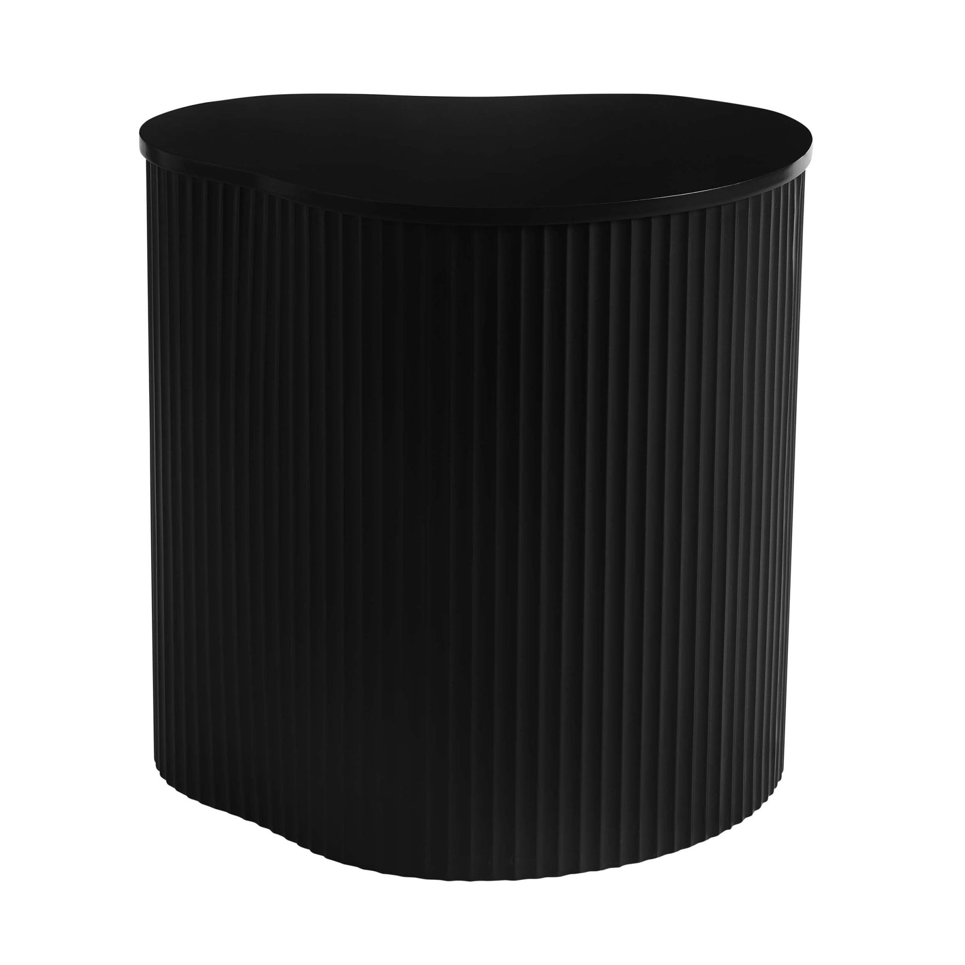 Evie Irregular Side Table - Black - DUSK
