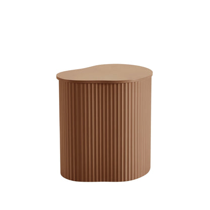 Evie Irregular Side Table - Caramel - DUSK