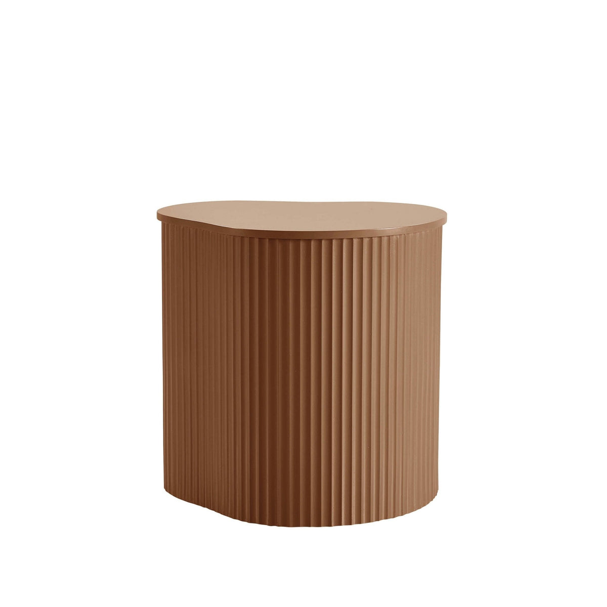 Evie Irregular Side Table - Caramel - DUSK