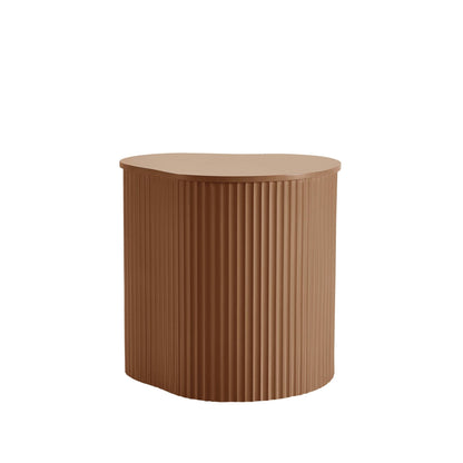 Evie Irregular Side Table - Caramel - DUSK