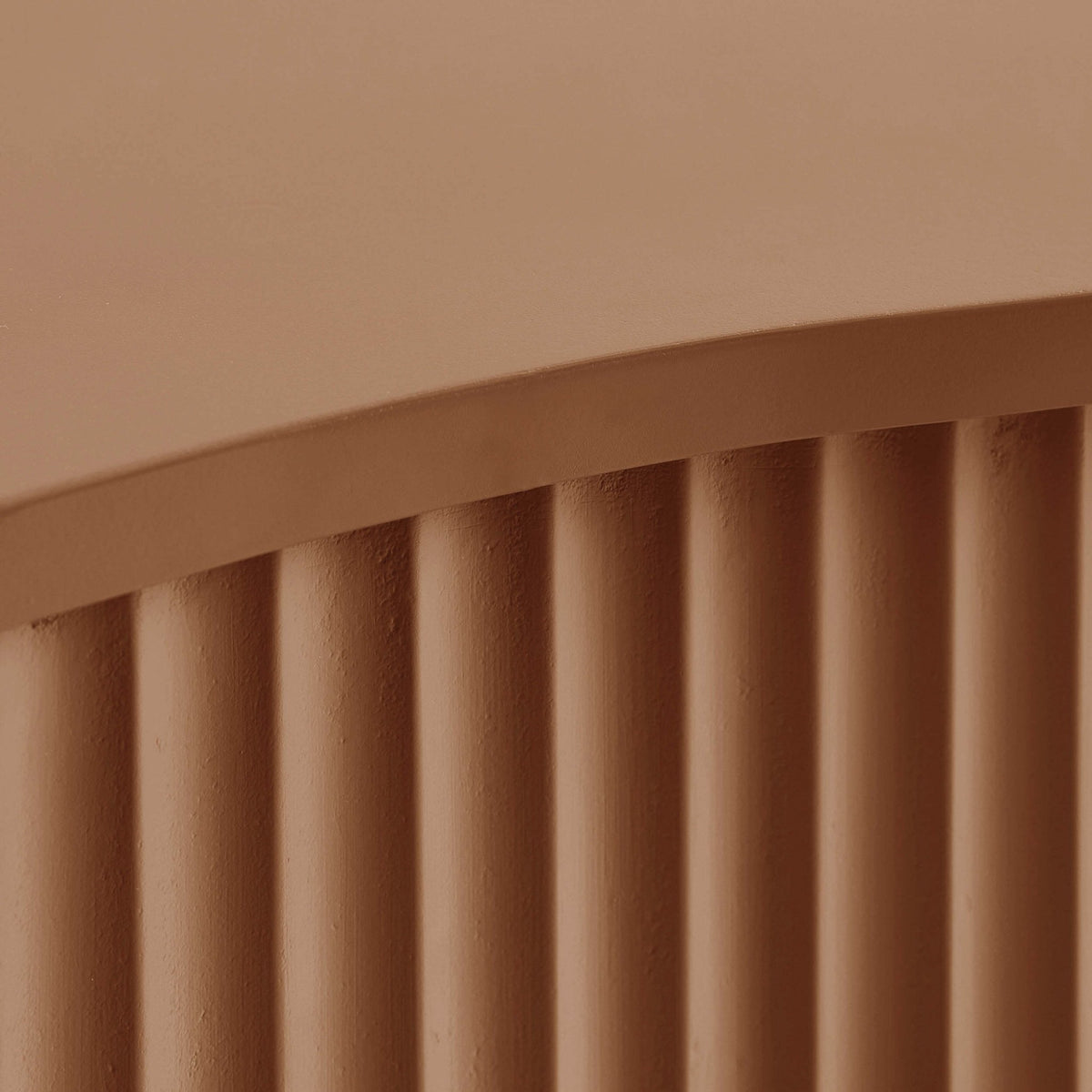 Evie Irregular Side Table - Caramel - DUSK