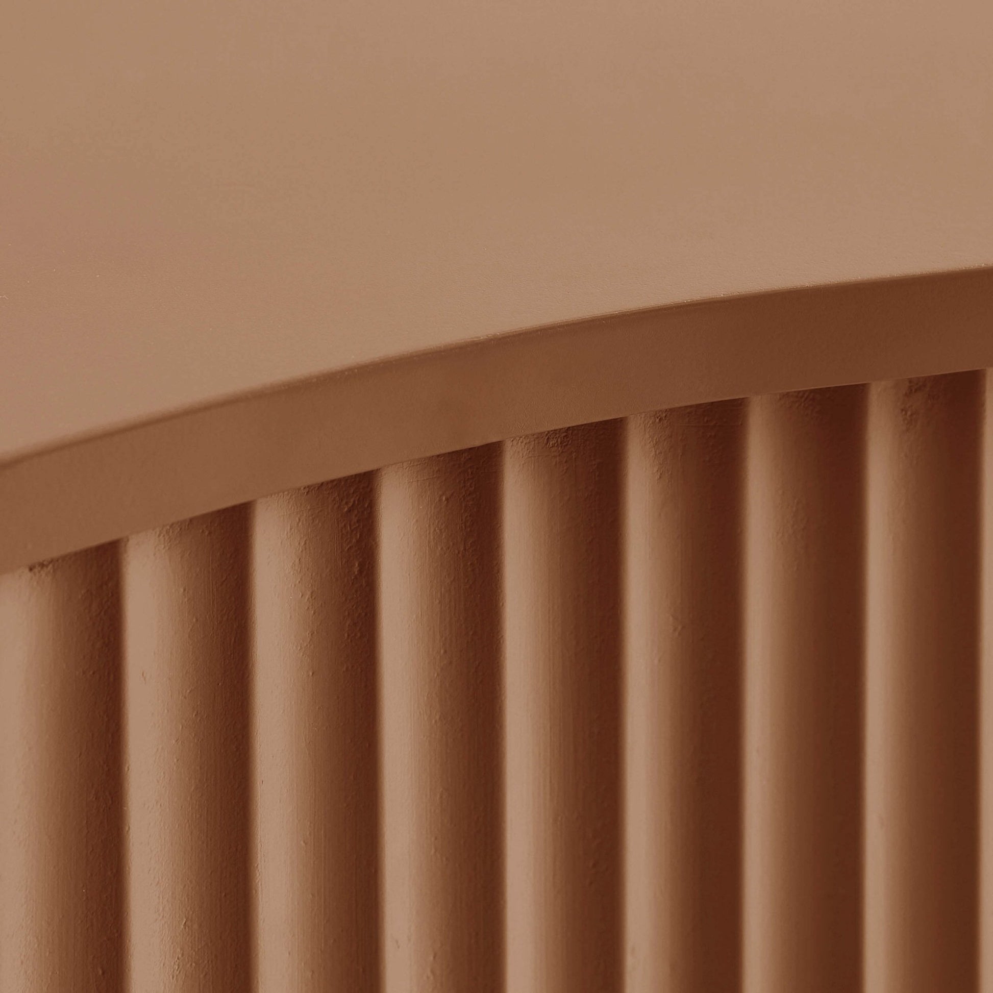 Evie Irregular Side Table - Caramel - DUSK