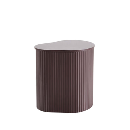 Evie Irregular Side Table - Chocolate - DUSK