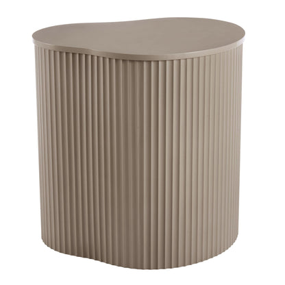 Evie Irregular Side Table - Taupe - DUSK