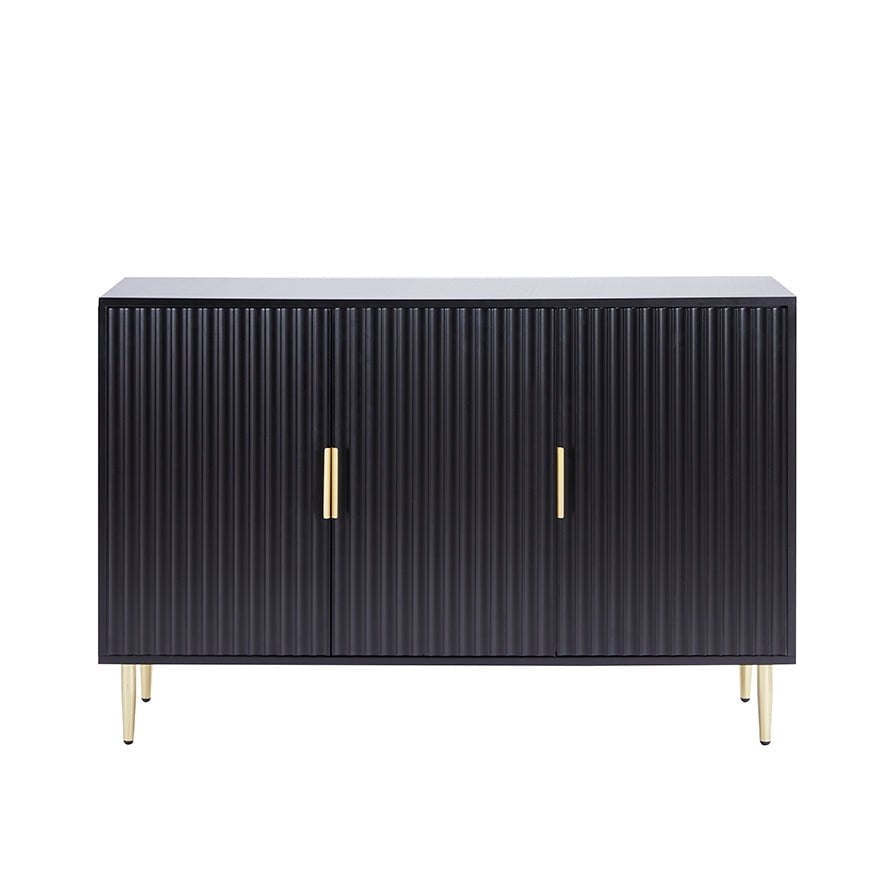 Evie Large Sideboard - Black - DUSK