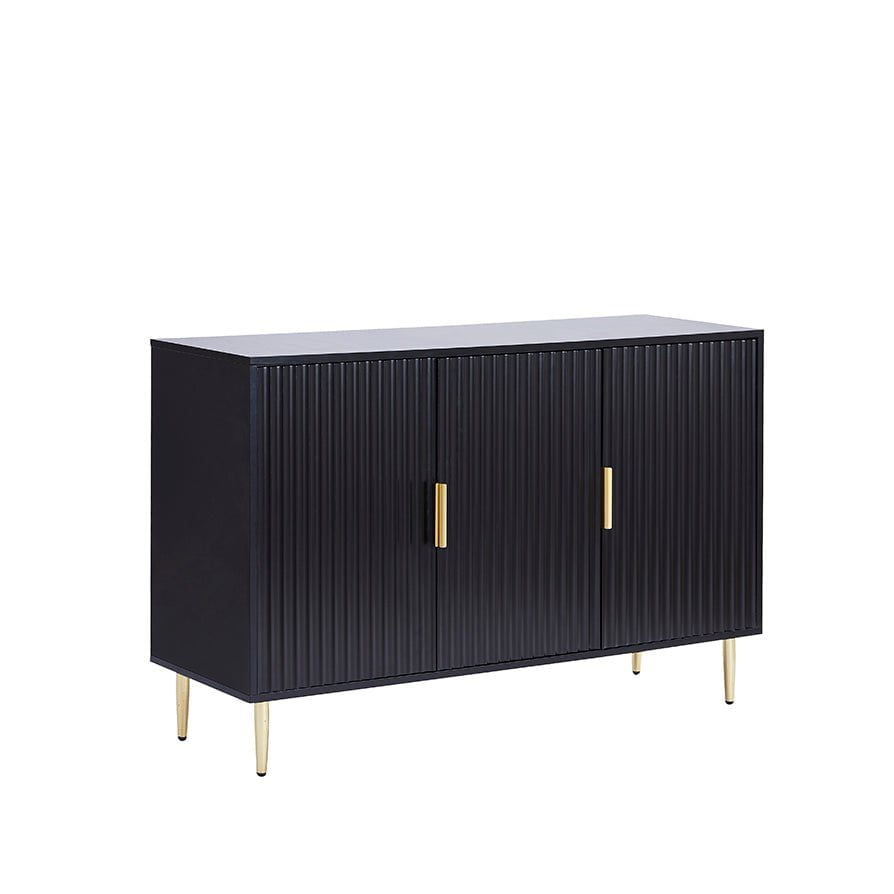 Evie Large Sideboard - Black - DUSK