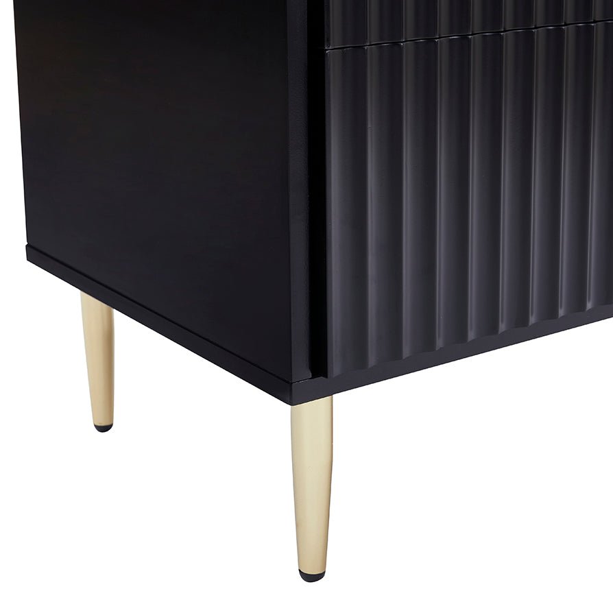 Evie Large Sideboard - Black - DUSK