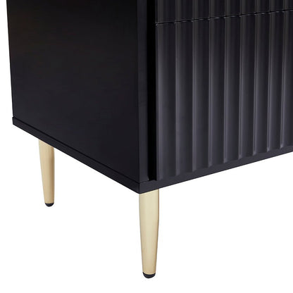 Evie Large Sideboard - Black - DUSK
