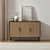 Evie Large Sideboard - Black/Wood Effect - DUSK