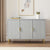 Evie Large Sideboard - Grey - DUSK