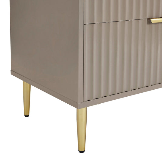 Evie Large Sideboard - Taupe - DUSK