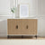 Evie Large Sideboard - White/Wood Effect - DUSK