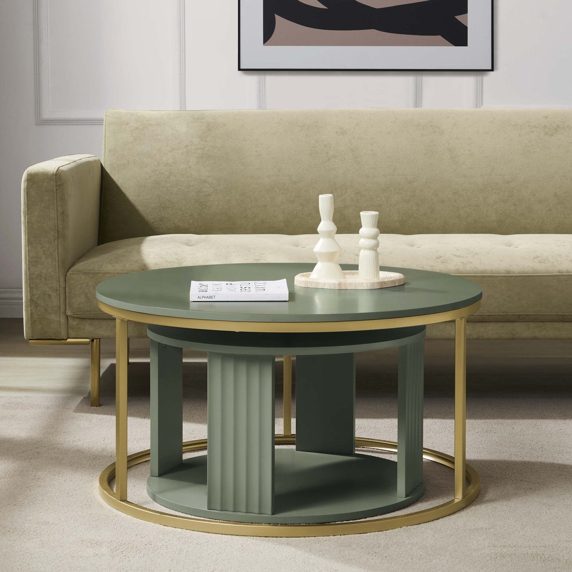 Evie Nesting Coffee Table - Vetiver - DUSK