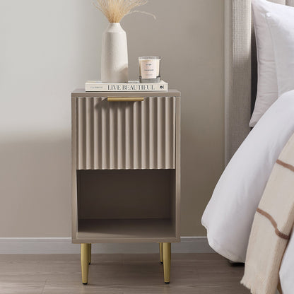 Evie Nightstand - Taupe - DUSK