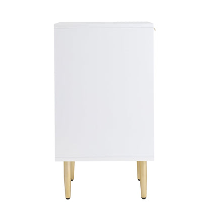 Evie Nightstand - Warm White - DUSK