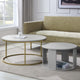 Evie Round Nesting Coffee Table - Grey - DUSK