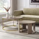 Evie Round Nesting Coffee Table - Taupe - DUSK