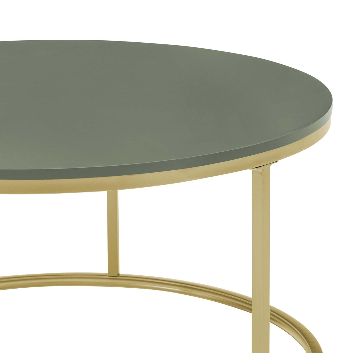 Evie Round Nesting Coffee Table - Vetiver - DUSK