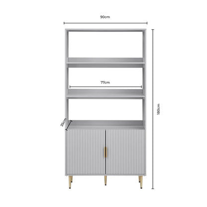 Evie Shelving Unit - Taupe - DUSK