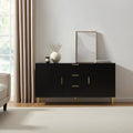 Evie Sideboard with Drawers - Black - DUSK