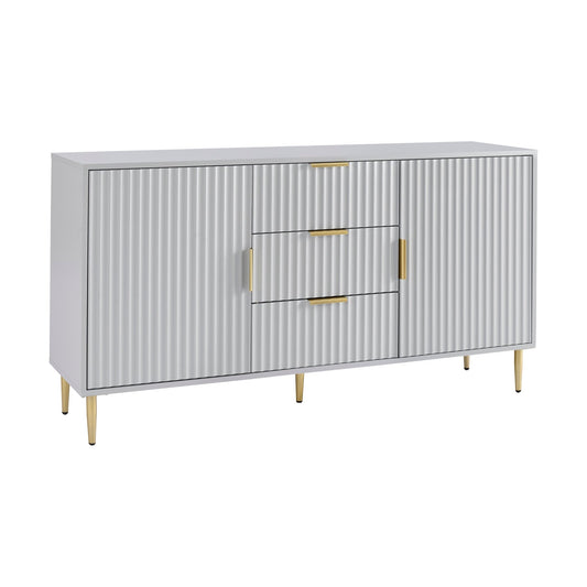 Evie Sideboard with Drawers - Grey - DUSK