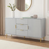 Evie Sideboard with Drawers - Grey - DUSK