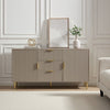 Evie Sideboard with Drawers - Taupe - DUSK