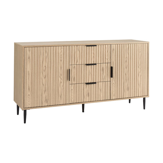 Evie Sideboard with Drawers - Wood Effect - DUSK