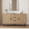 Evie Sideboard with Drawers - Wood Effect - DUSK