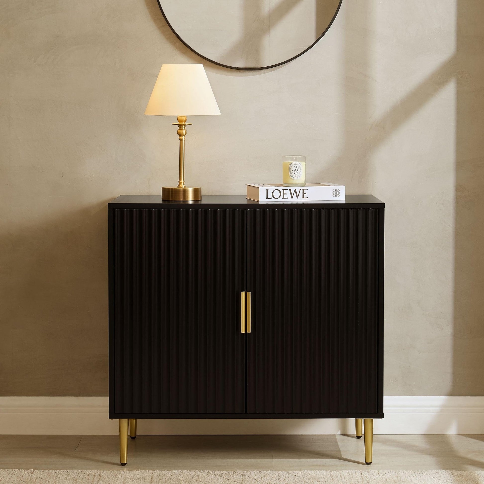 Evie Small Sideboard - Black - DUSK